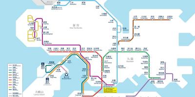 HK map MTR