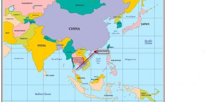 Hong Kong kaart aasia
