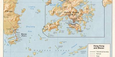Kaart Hong Kong ja Macau