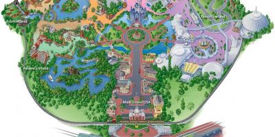 Disneyland Hongkong kaart